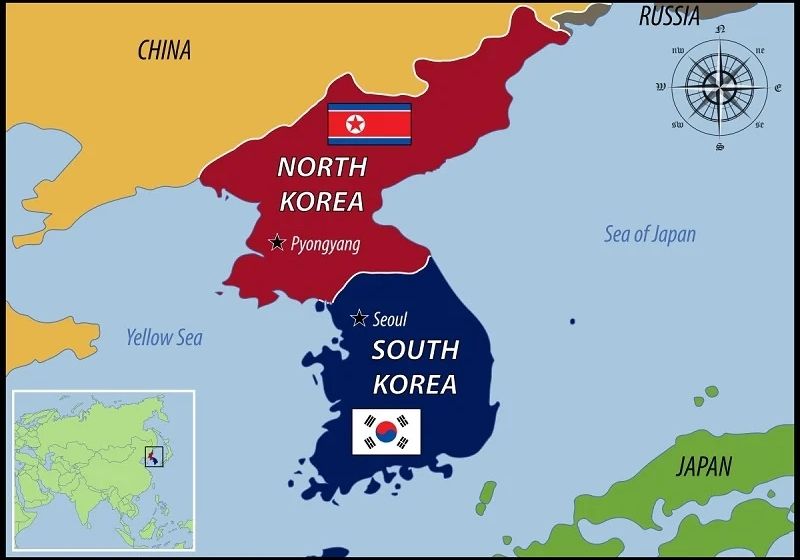 Bản đồ Hàn Quốc: Tìm hiểu về xứ sở nhân sâm - Trung tâm du học Sunny
