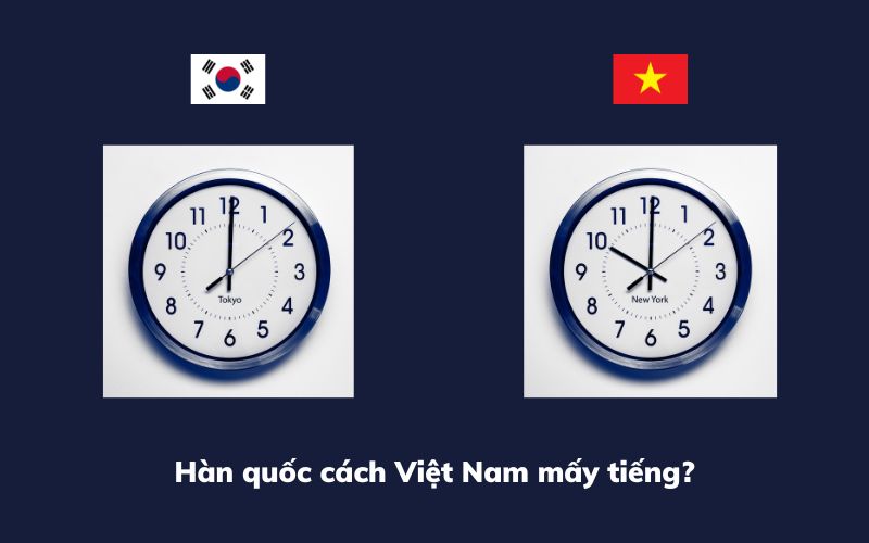Múi giờ Hàn Quốc so với Việt Nam là mấy giờ? Thích ứng khi đến Hàn Quốc - Sunny Study Abroad Center